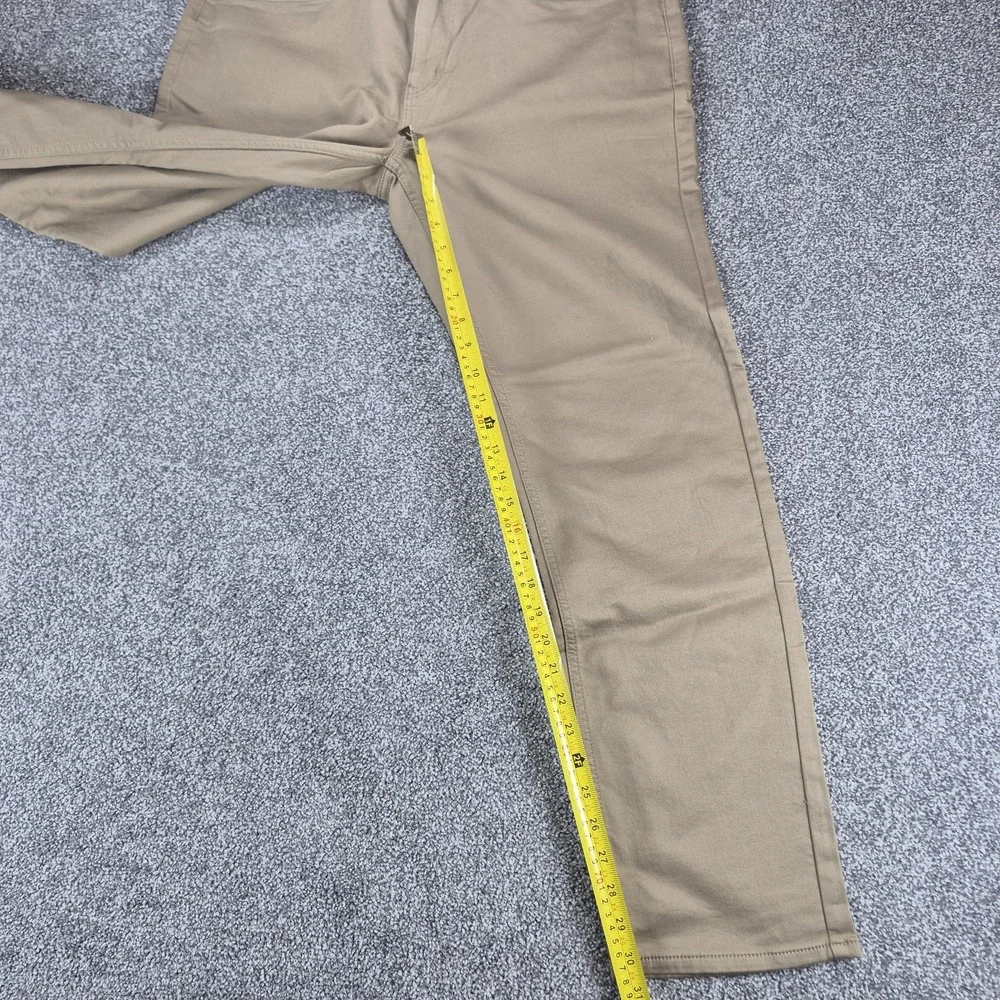 NWT Banana Republic 5‎ Pocket Pant Men's 36 x 32 Tan Cotton Stretch